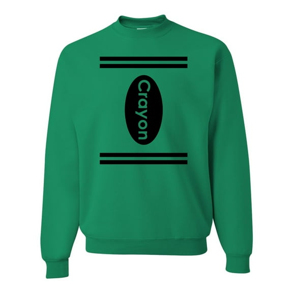 Adult Crayon Costume In Many Colors Sweatshirt Crewneck