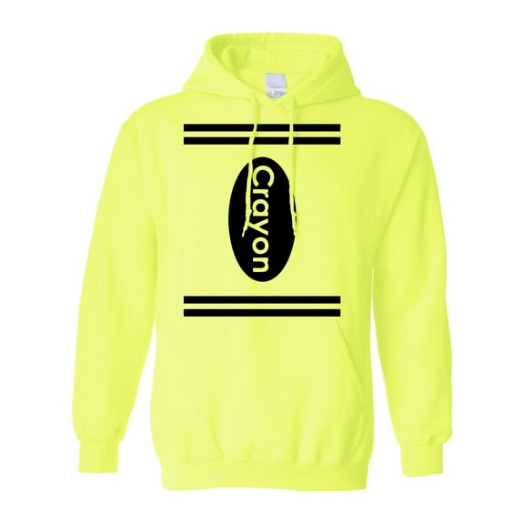 Adult Crayon Costume In Many Colors Sweatshirt Hoodie