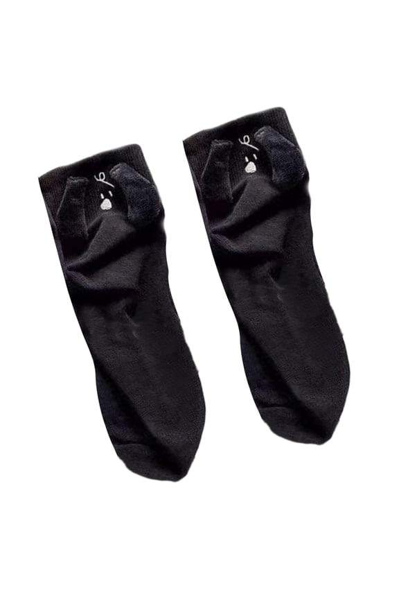 Adult Crew Socks Cotton Boot Socks 3D Doll Ankle Socks Funny Novelty Socks