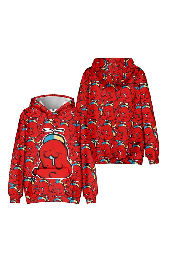 Adult Cute Rabbit Gubby 3D Figure Sweatshirt for Fans Gift Men Forsaken Gubby Character Group Hoody