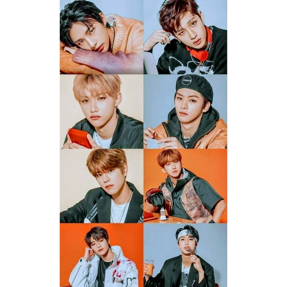 Adult DIY 5D Diamond Painting Kit, Kpop Stray Kids Series Art Round Diamond, Full Diamond Diamond Embroidery Kit, Mosaic Cross Stitch Craft Home Wall Decoration