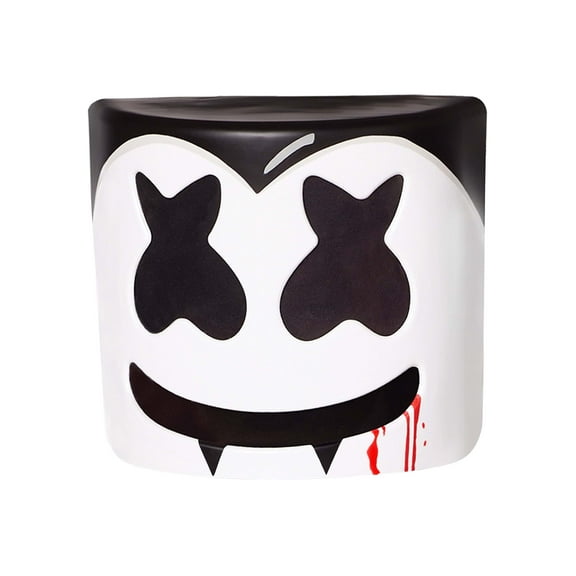 Morris Costumes ISD93787 Adults Marshmello Vampire Half Mask