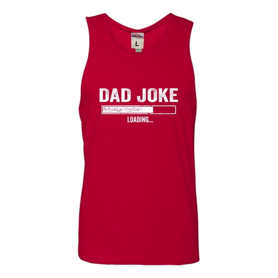 Adult Dad Joke Loading Funny Father's Day Sleeveless Tank Top Cotton T-Shirt