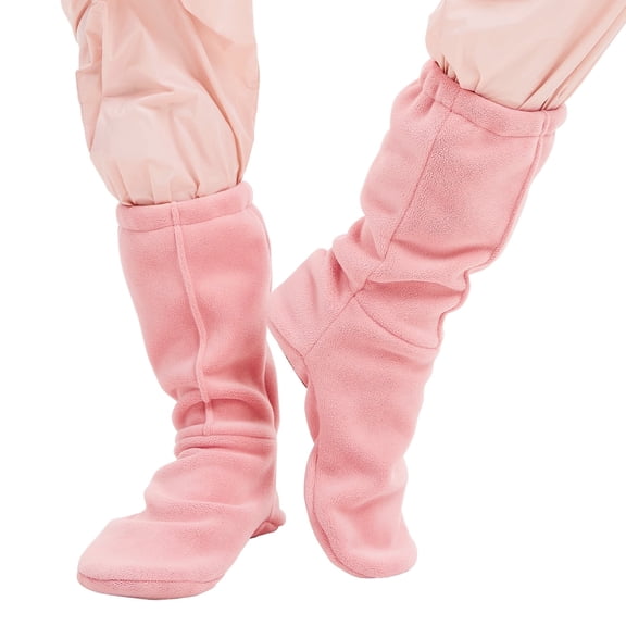 Adult Dance Warm Up Boots - Fleece Lined Ballet Slipper Socks for Women, Thermal Indoor Dance Footwear for Ballet Contemporary Classical Dance Practice