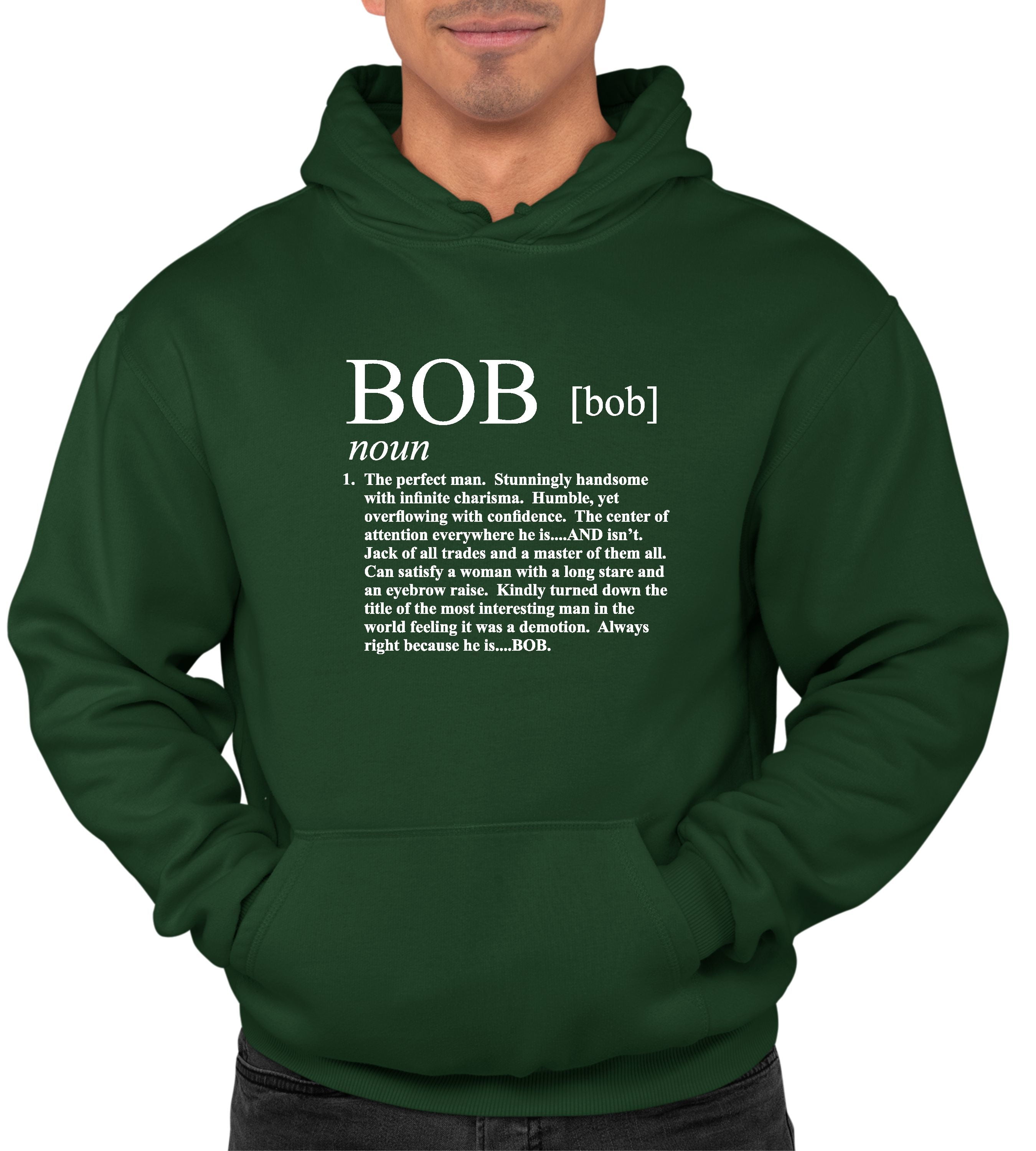 Adult Definition Of Bob Funny Sweatshirt Hoodie