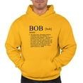 thumbnail image 1 of Adult Definition Of Bob Funny Sweatshirt Hoodie, 1 of 1