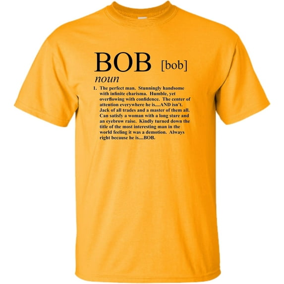 Adult Definition Of Bob Funny T-Shirt