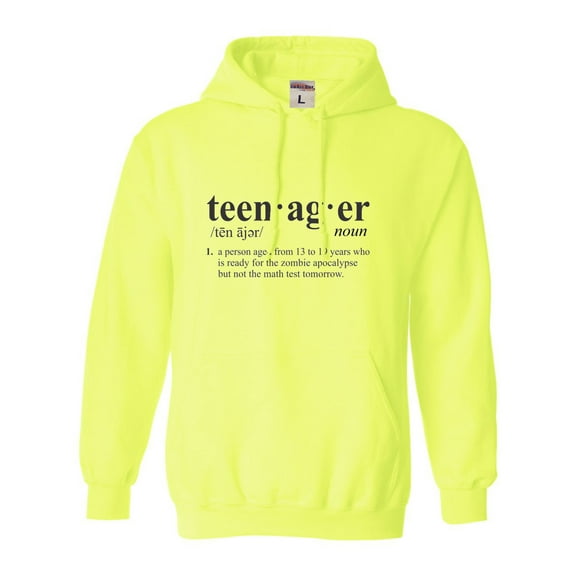 Adult Definition Of Teenager Funny Teen Sweatshirt Hoodie