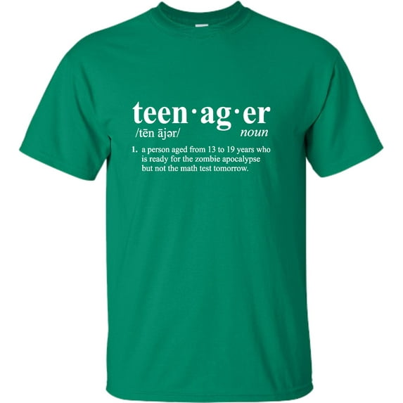 Adult Definition Of Teenager Funny Teen T-Shirt