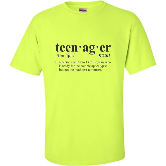 Adult Definition Of Teenager Funny Teen T-Shirt
