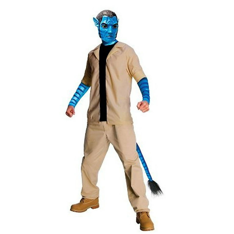Avatar Adult Deluxe Jake Sully Costume and Mask Avatar Adult Deluxe Jake Sully Costume and Mask