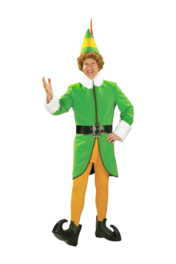 Elf: Buddy The Elf Deluxe Costume for Adults by Rubies, Men's Large
