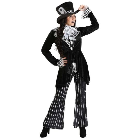 Adult Deluxe Dark Mad Hatter Costume