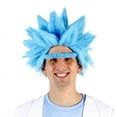thumbnail image 1 of Adult Deluxe Ricky Sanchez Blue Wig and Eyebrown Costume Cosplay Accessory, 1 of 3