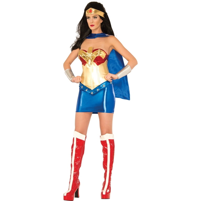 Adult Deluxe Wonder Woman Sexy Costume - Walmart.com Adult Deluxe Wonder Woman Sexy Costume - Walmart.com