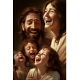 thumbnail image 1 of Adult Diamond Painting Art Kit - Jesus Full Diamond Round 5D Diamond Art Kit- Religious Diamond Art - Gemstone Art Painting Kit - for Family, Friends Gifts, 1 of 6