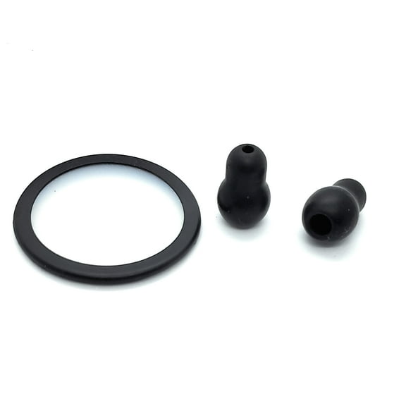 Adult Diaphragm Stethoscope Replacement for Master Classic II (2) + 2 Extra Ear Pieces. Compatible with Littmann and Other Stethoscopes
