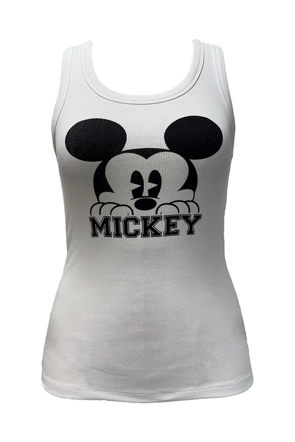 Adult Disney Mickey Face Tank Top