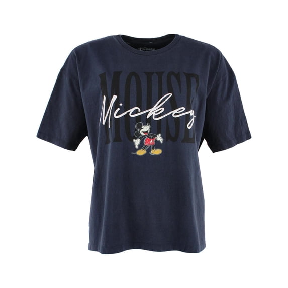 Disney Junior Mickey Script Boyfriend Tee (Unisex), XS to XL