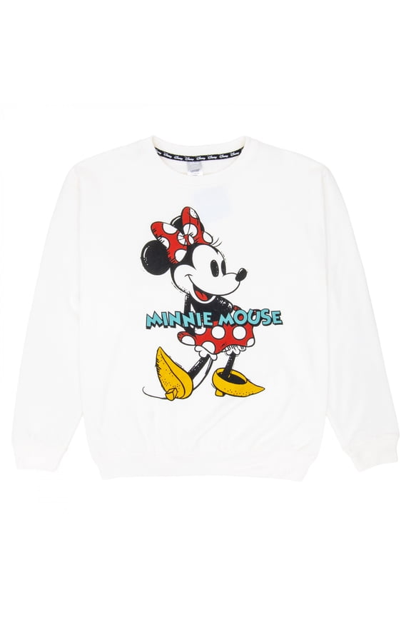 Adult Minnie Kick Across Pullover Sweater (Unisex), S to XXL
