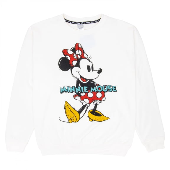 Disney Adult Minnie Kick Across Pullover Sweater (Unisex), S to XXL