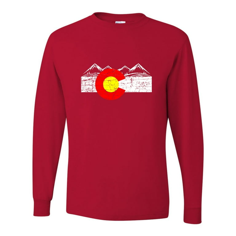red long sleeve shirt walmart