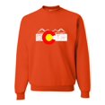 thumbnail image 1 of Adult Distressed Colorado Flag Rocky Mountains Sweatshirt Crewneck, 1 of 1