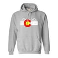 thumbnail image 1 of Adult Distressed Colorado Flag Rocky Mountains Sweatshirt Hoodie, 1 of 1
