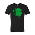 thumbnail image 1 of Adult Distressed Shamrock St. Patrick's Day Irish Pride Deluxe T-Shirt, 1 of 1
