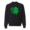 thumbnail image 1 of Adult Distressed Shamrock St. Patrick's Day Irish Pride Sweatshirt Crewneck, 1 of 1