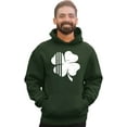 thumbnail image 1 of Adult Distressed Shamrock St. Patrick's Day Irish Pride Sweatshirt Hoodie, 1 of 1
