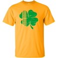 thumbnail image 1 of Adult Distressed Shamrock St. Patrick's Day Irish Pride T-Shirt, 1 of 1