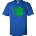 thumbnail image 1 of Adult Distressed Shamrock St. Patrick's Day Irish Pride T-Shirt, 1 of 1