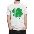 thumbnail image 1 of Adult Distressed Shamrock St. Patrick's Day Irish Pride T-Shirt, 1 of 1