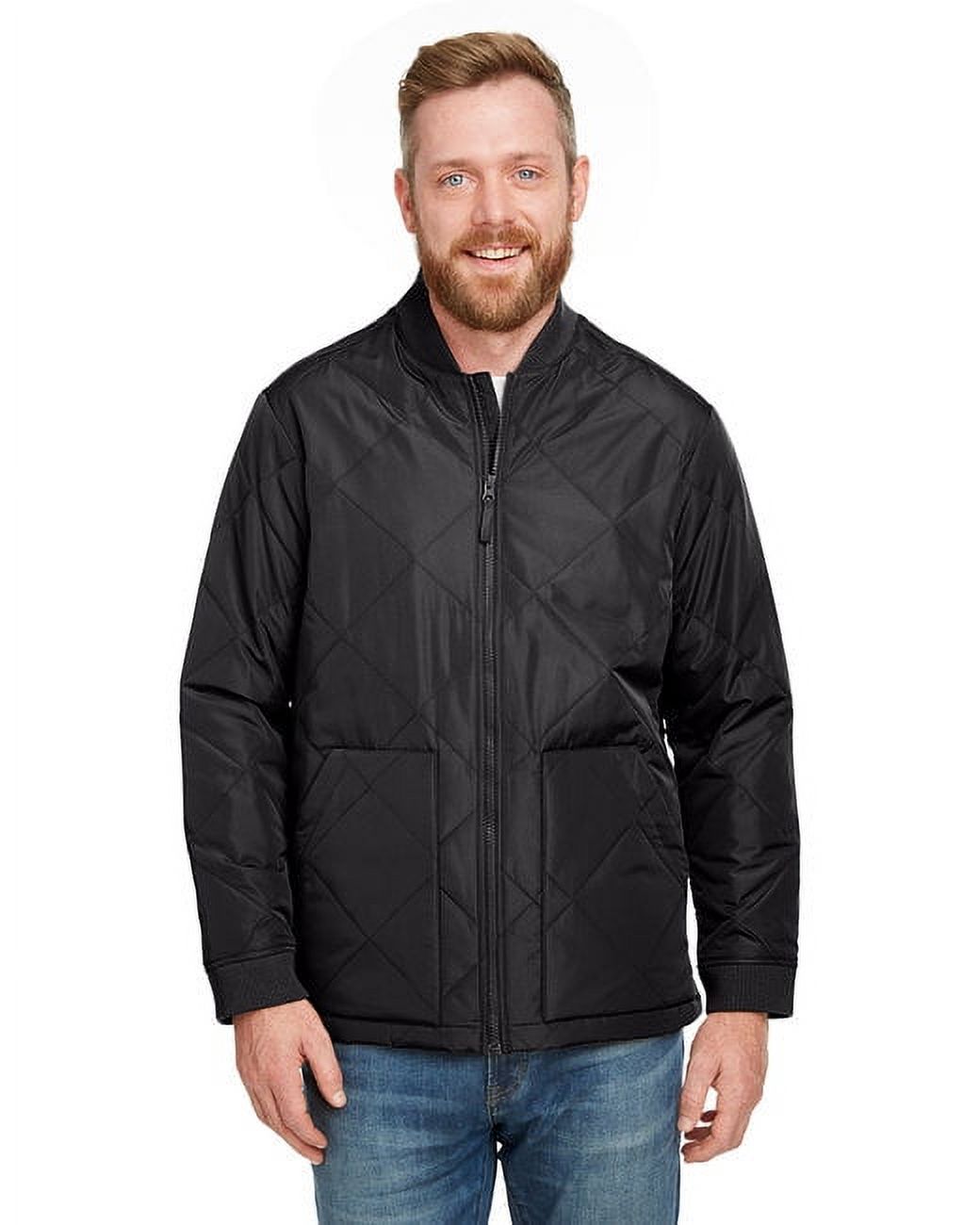 Adult Dockside Insulated Utility Jacket - DARK CHARCOAL - 4XL - image 1 of 3