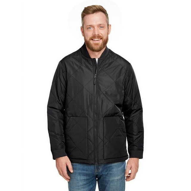 Adult Dockside Insulated Utility Jacket - DARK CHARCOAL - S