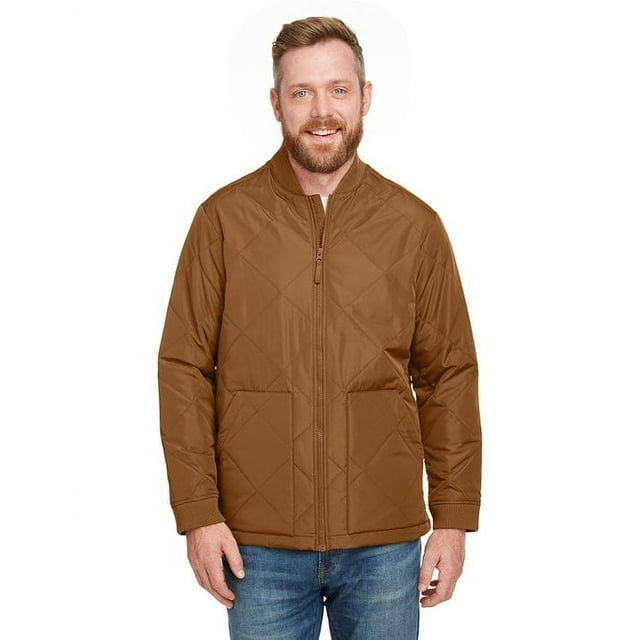 Adult Dockside Insulated Utility Jacket - DUCK BROWN - 4XL