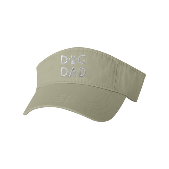 Adult Dog Dad Embroidered Visor Dad Hat
