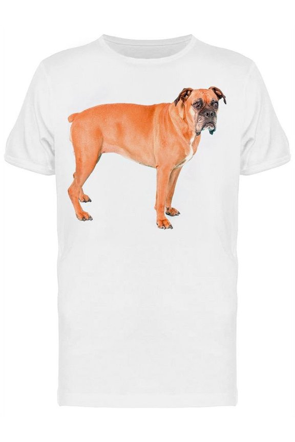 Adult Dog Posing At Side T-Shirt Men -Image by Shutterstock, Male x-Large