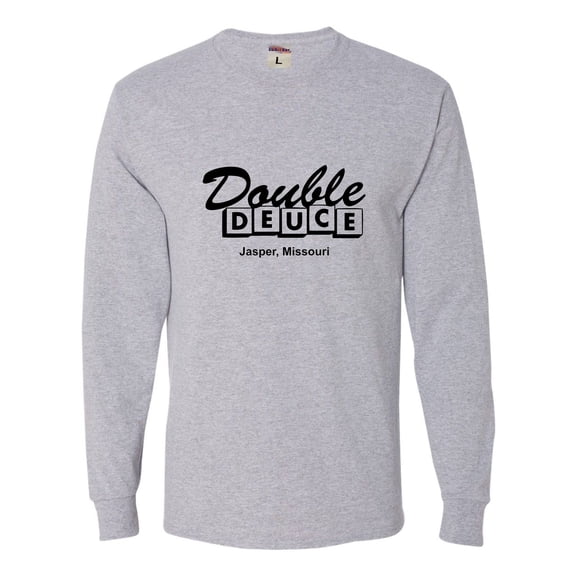 Adult Double Deuce Jasper Missouri Long Sleeve T-Shirt