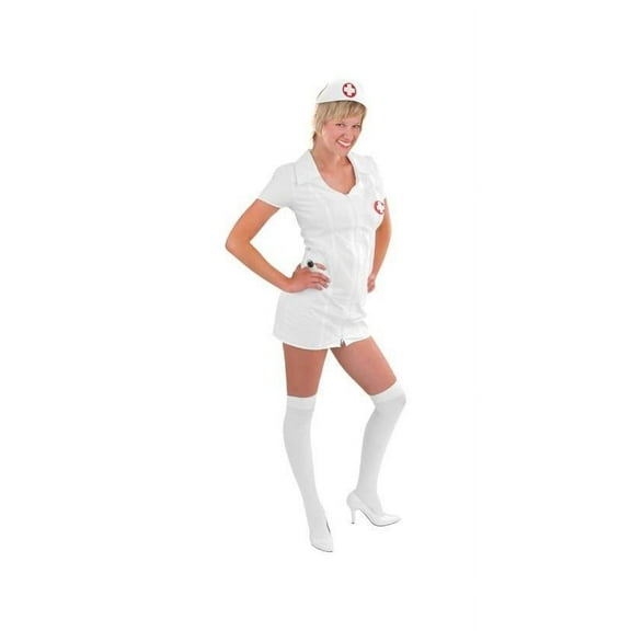 Adult Double Zip Nurse Costume