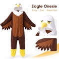thumbnail image 1 of Adult Eagle Animal One-Piece Pajamas, Yellow Cosplay Onesie Sleepwear For Home Lounging, Costume Parties, Themed Events, Holiday Gatherings And Casual Indoor Wear For Adults, 1 of 8