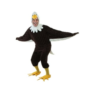 FANQIDM Zone Inflatable Bald Eagle Costume for Adult Funny Halloween  Costumes Cosplay Fantasy Costume Party (Color : Yellow, Size : Adults)