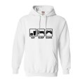 thumbnail image 1 of Adult Eat Sleep Game Funny Gamers Gaming Sweatshirt Hoodie, 1 of 1