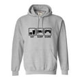 thumbnail image 1 of Adult Eat Sleep Game Funny Gamers Gaming Sweatshirt Hoodie, 1 of 1