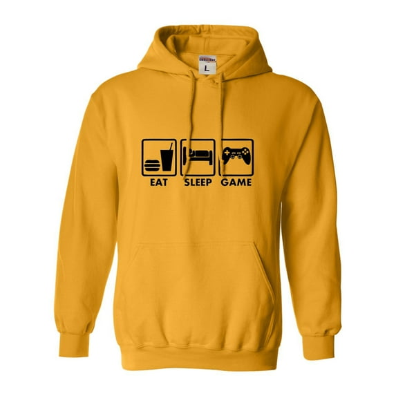 Adult Eat Sleep Game Funny Gamers Gaming Sweatshirt Hoodie