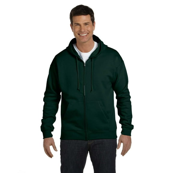 Adult EcoSmart® 50/50 Full-Zip Hooded Sweatshirt
