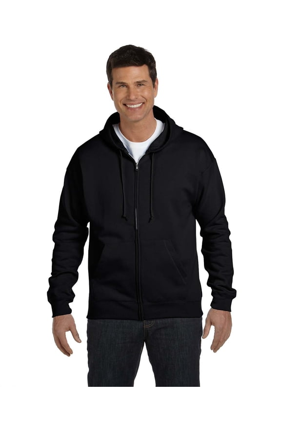 Adult EcoSmartÂ® 50/50 Full-Zip Hooded Sweatshirt