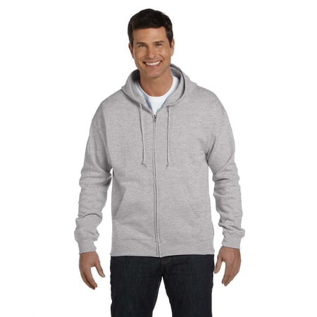 Adult EcoSmartÂ® 50/50 Full-Zip Hooded Sweatshirt