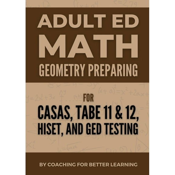 Adult Ed Math: Geometry, (Paperback)